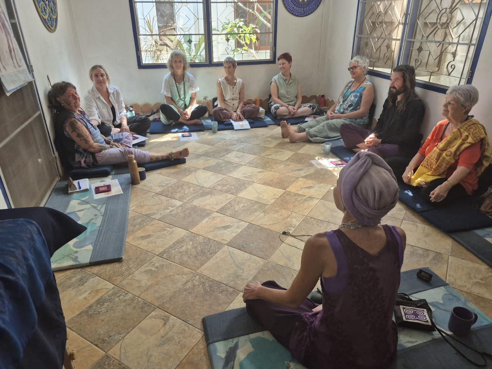 Peaceful meditation setting