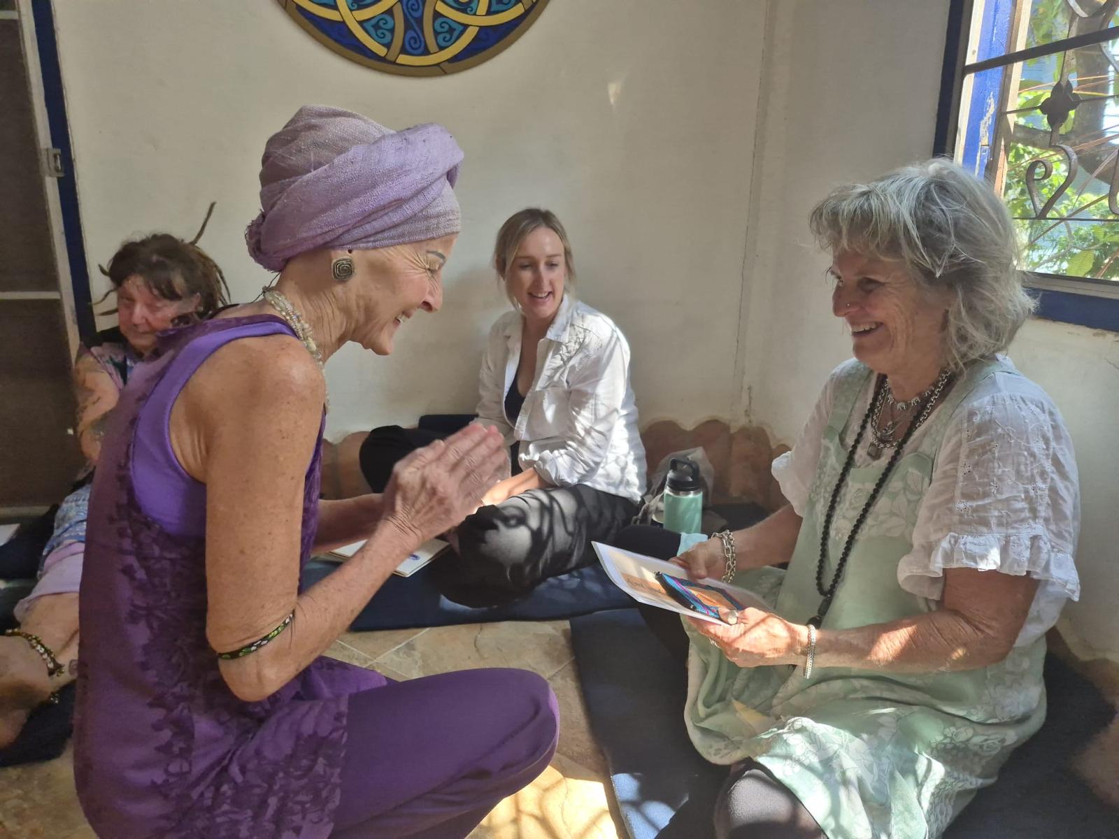 Pancho and Beatrix, yoga teacher and Reiki master