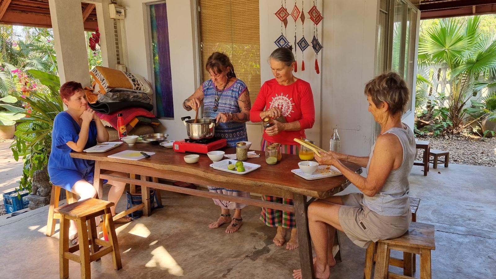 Women sharing moments of connection